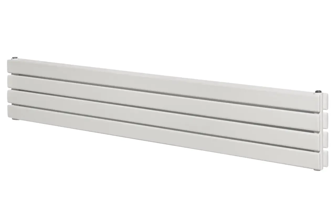 Горизонтальный дизайнерский радиатор отопления ARTTIDESIGN Livorno II G 4/272/1800 белый матовый